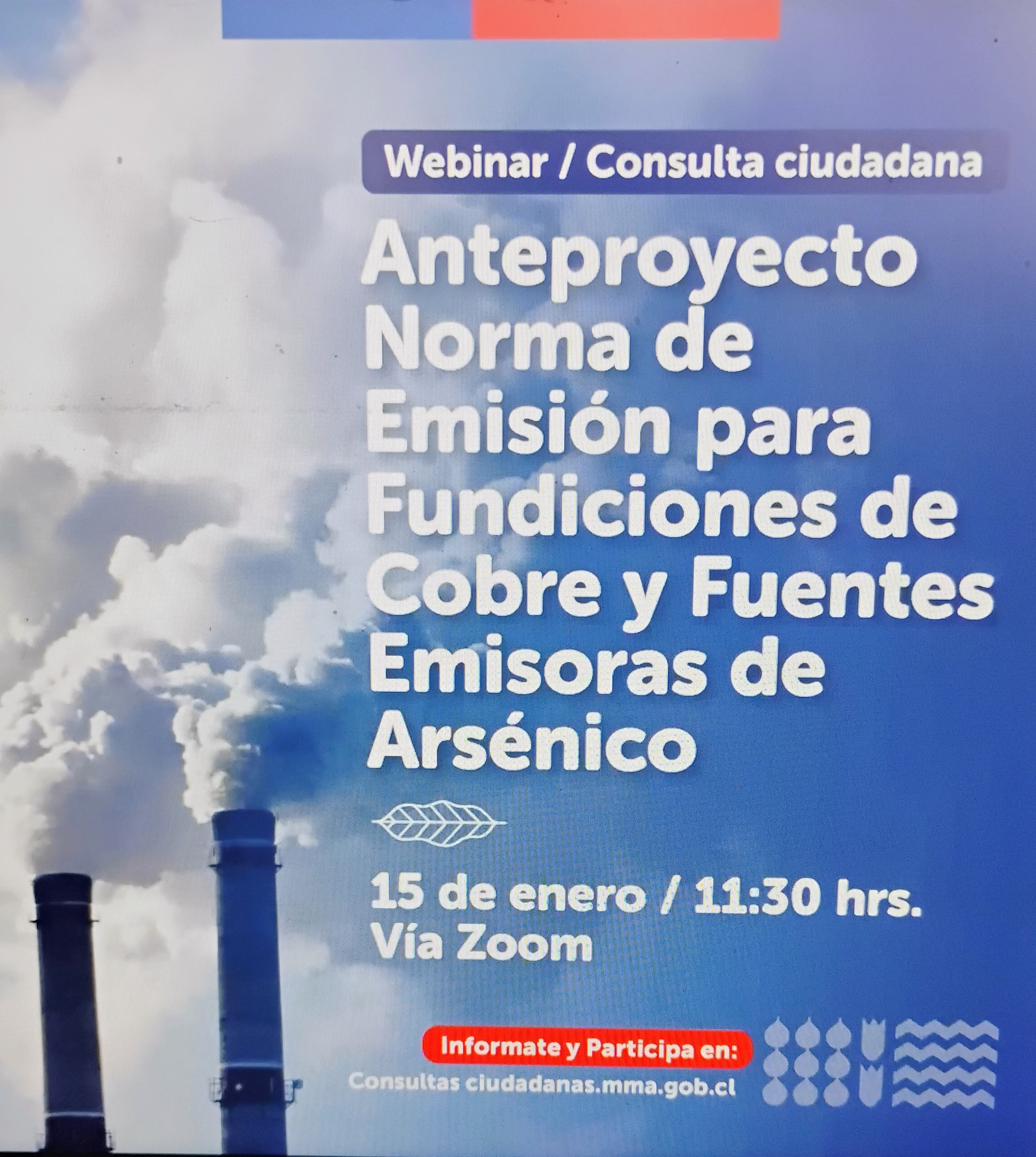 Foto de evento Webinar/consulta ciudadana