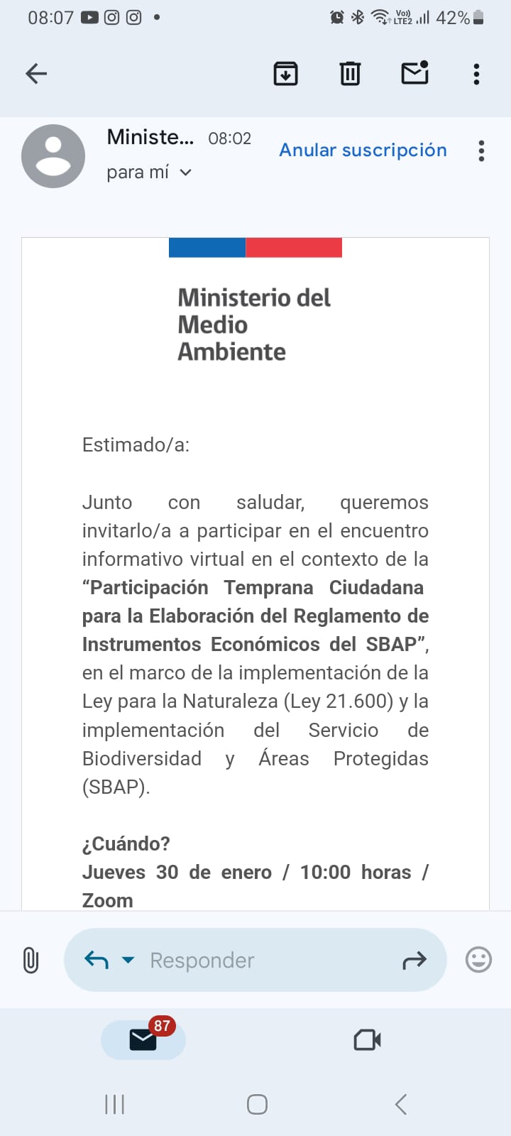 Foto de evento Taller Reglamento INSTRUMENTOS ECONÓMICOS SBAP