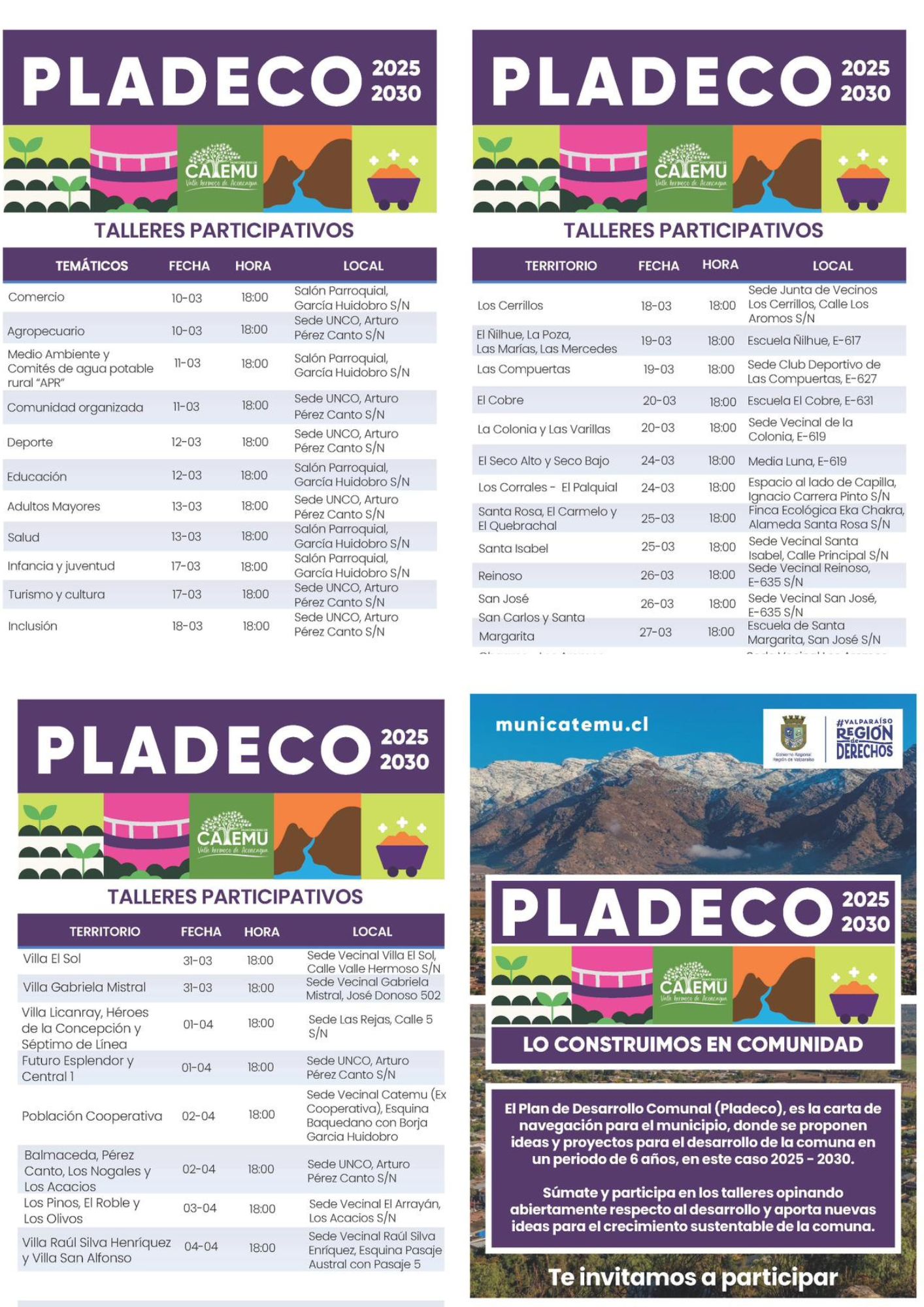 Foto de evento Talleres participativos