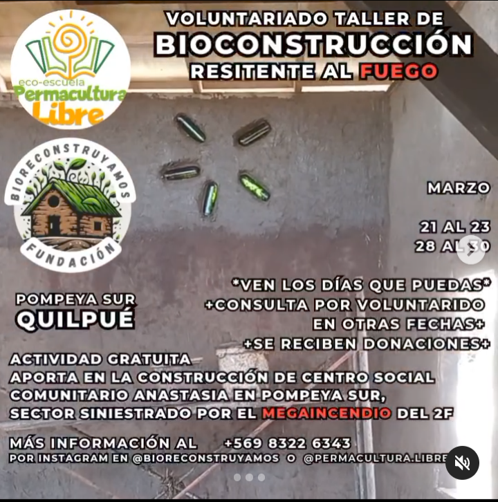 Foto de evento Voluntariado de Bioconstrucción