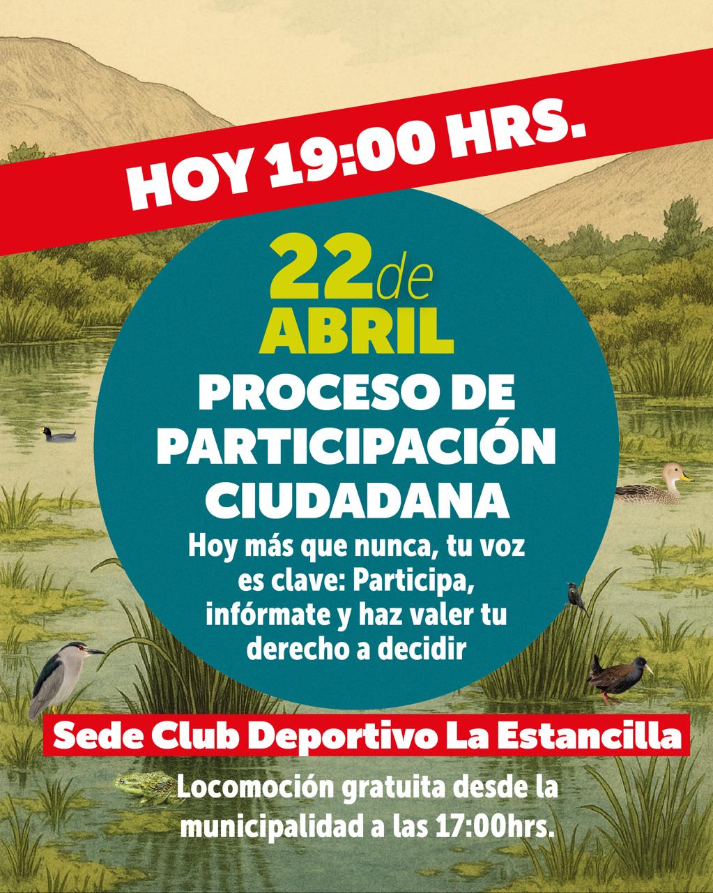 Foto de evento Participación ciudadana proyecto la Isla