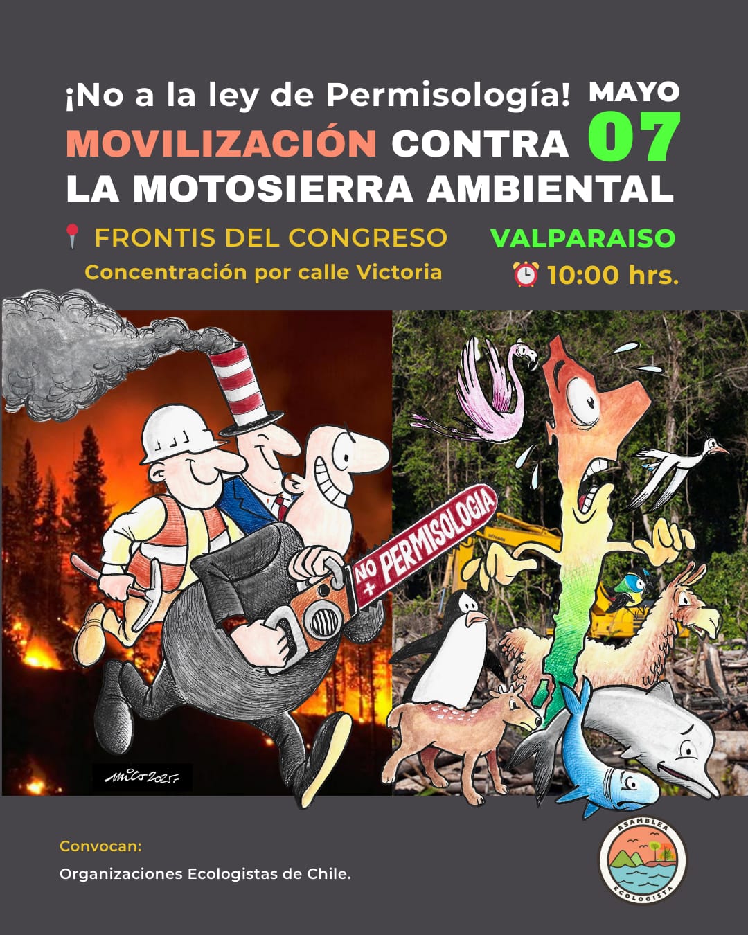 Foto de evento Manifestación contra la ley extractivista