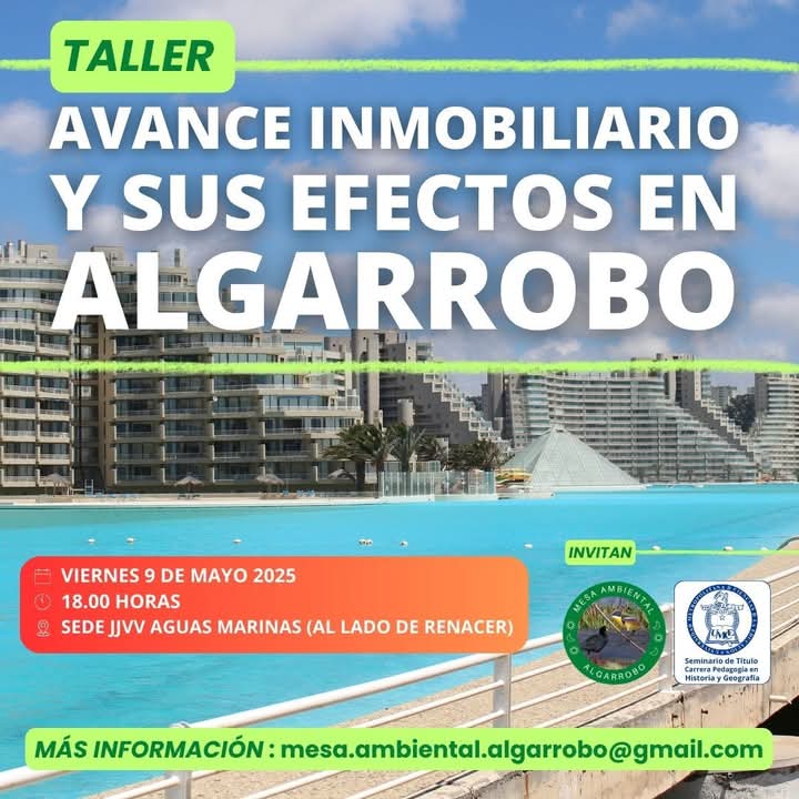 Foto de evento Taller: Efectos del avance inmobiliario en Algarrobo