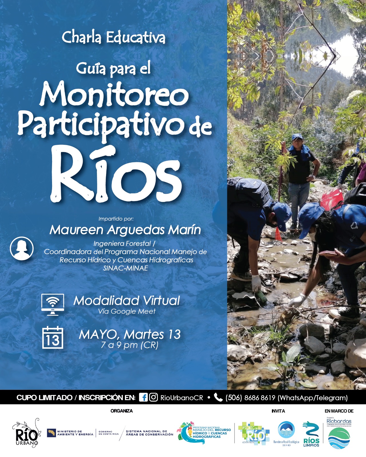 Foto de evento Monitoreo Participativo de Ríos