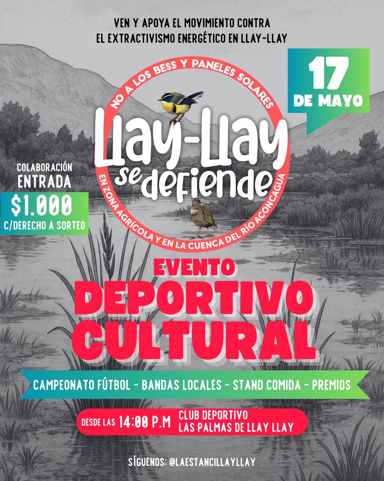 Foto de evento Llayllay se defiende