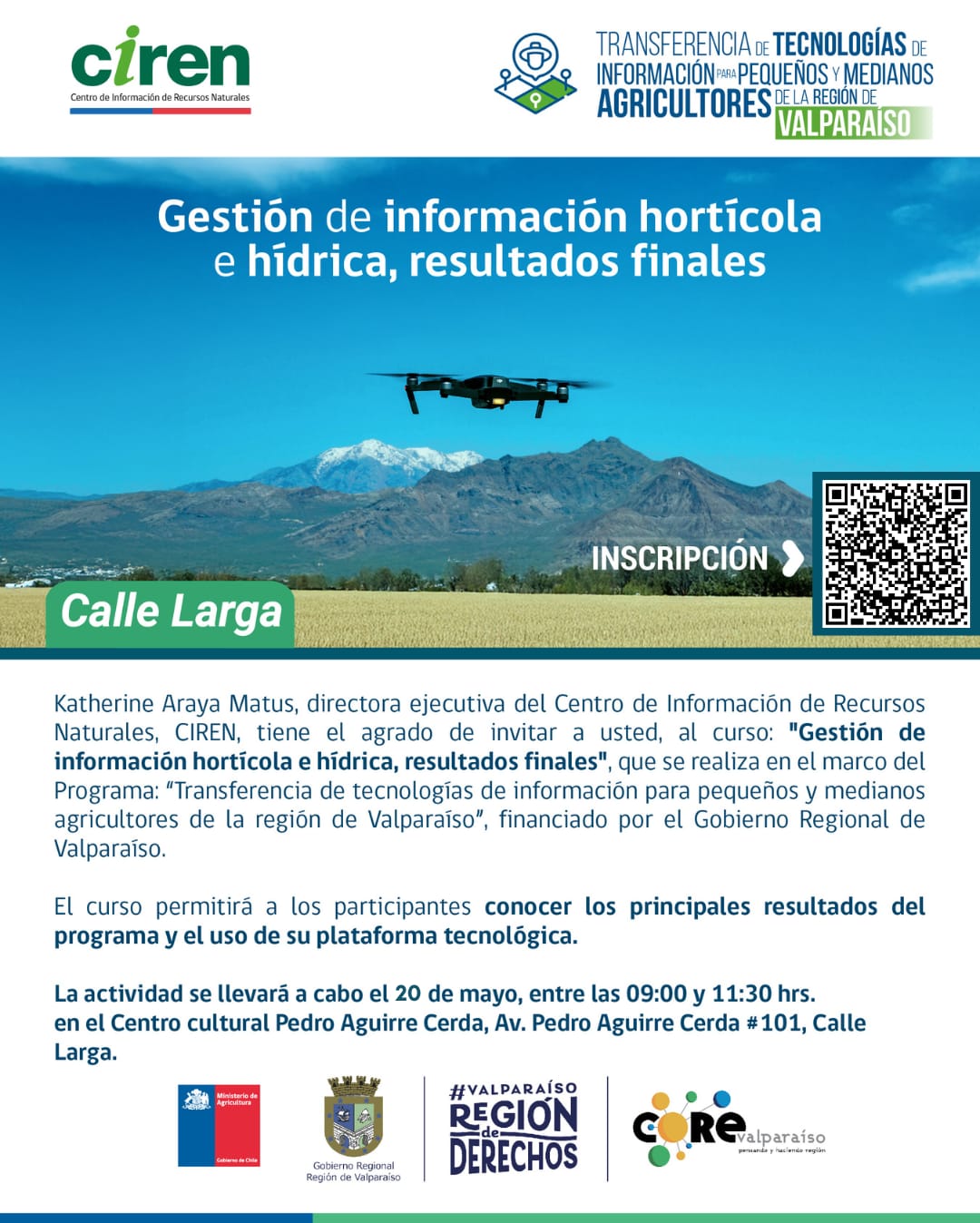 Foto de evento Taller "gestión de información hortícola e hídrica"