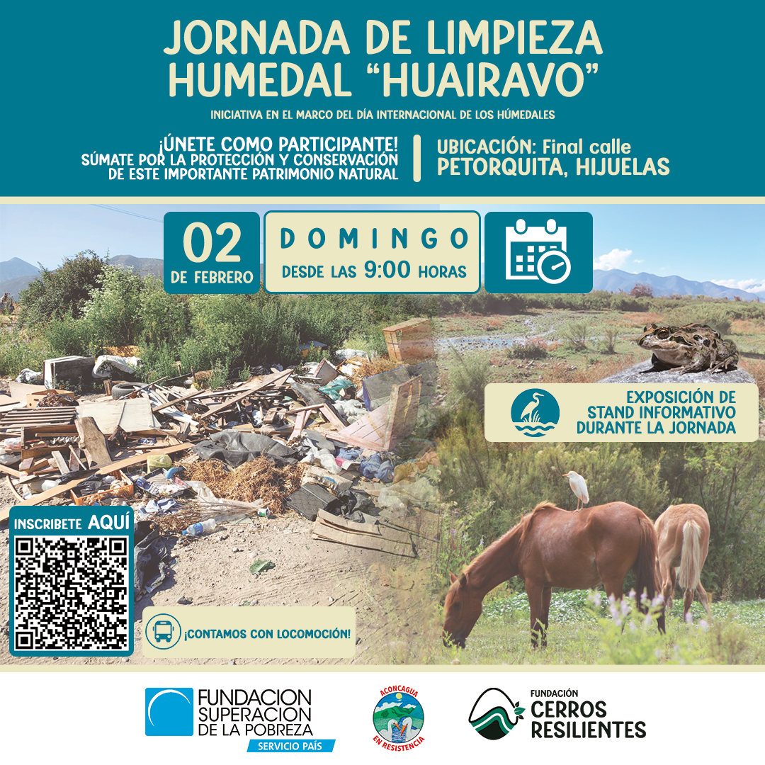 Foto de evento Jornada de Limpieza del Humedal "Huiravo" en el marco del Día Internacional de los Humedales