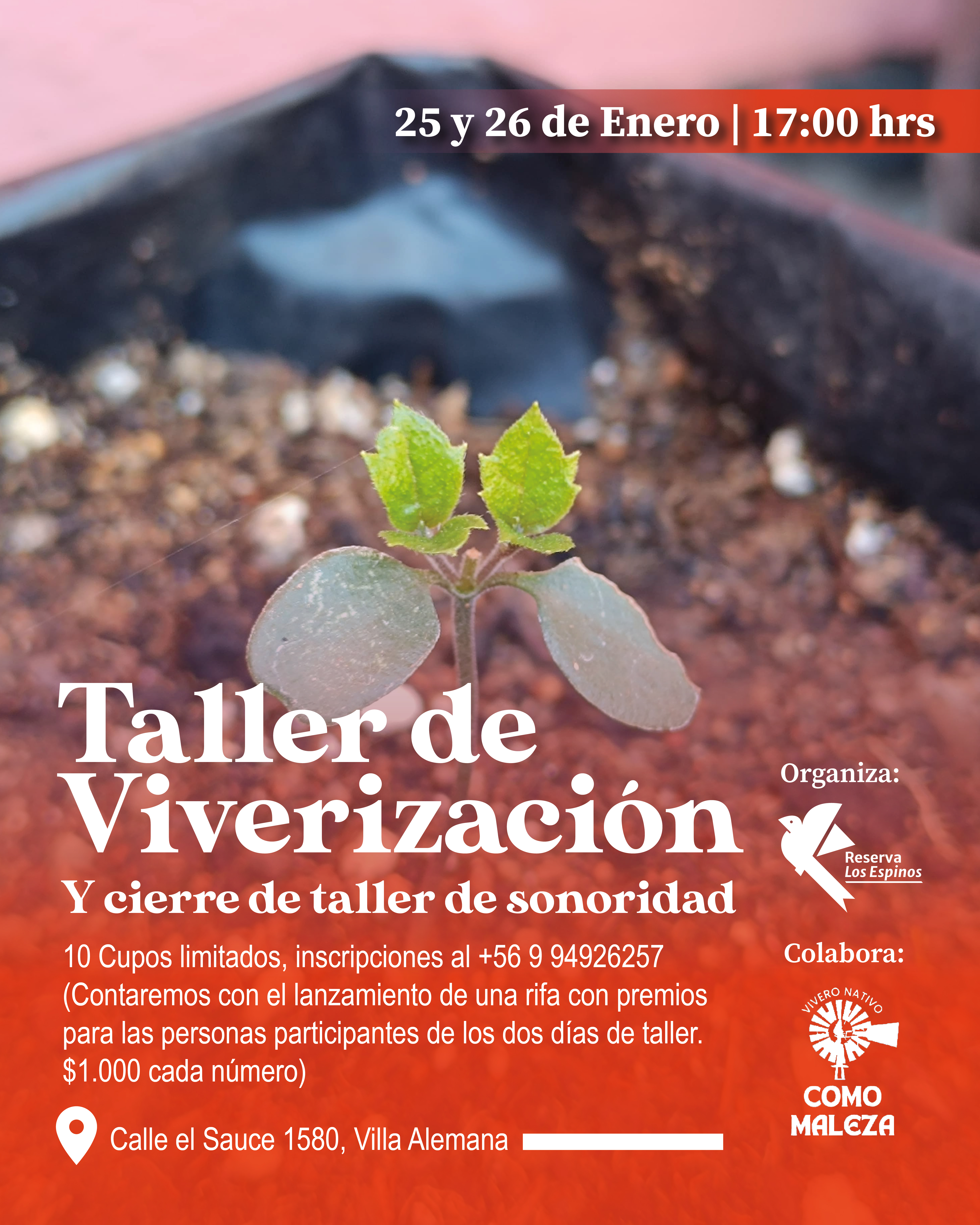 Foto de evento Taller de Viverización
