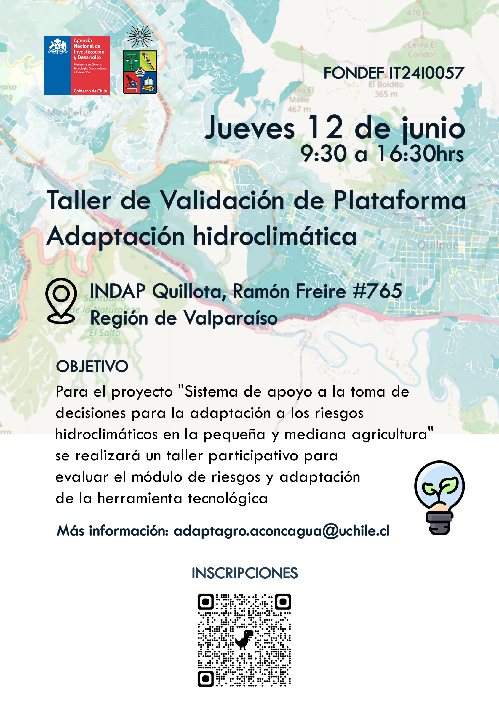 Foto de evento Taller de Validación de Plataforma Adaptación Hidroclimática