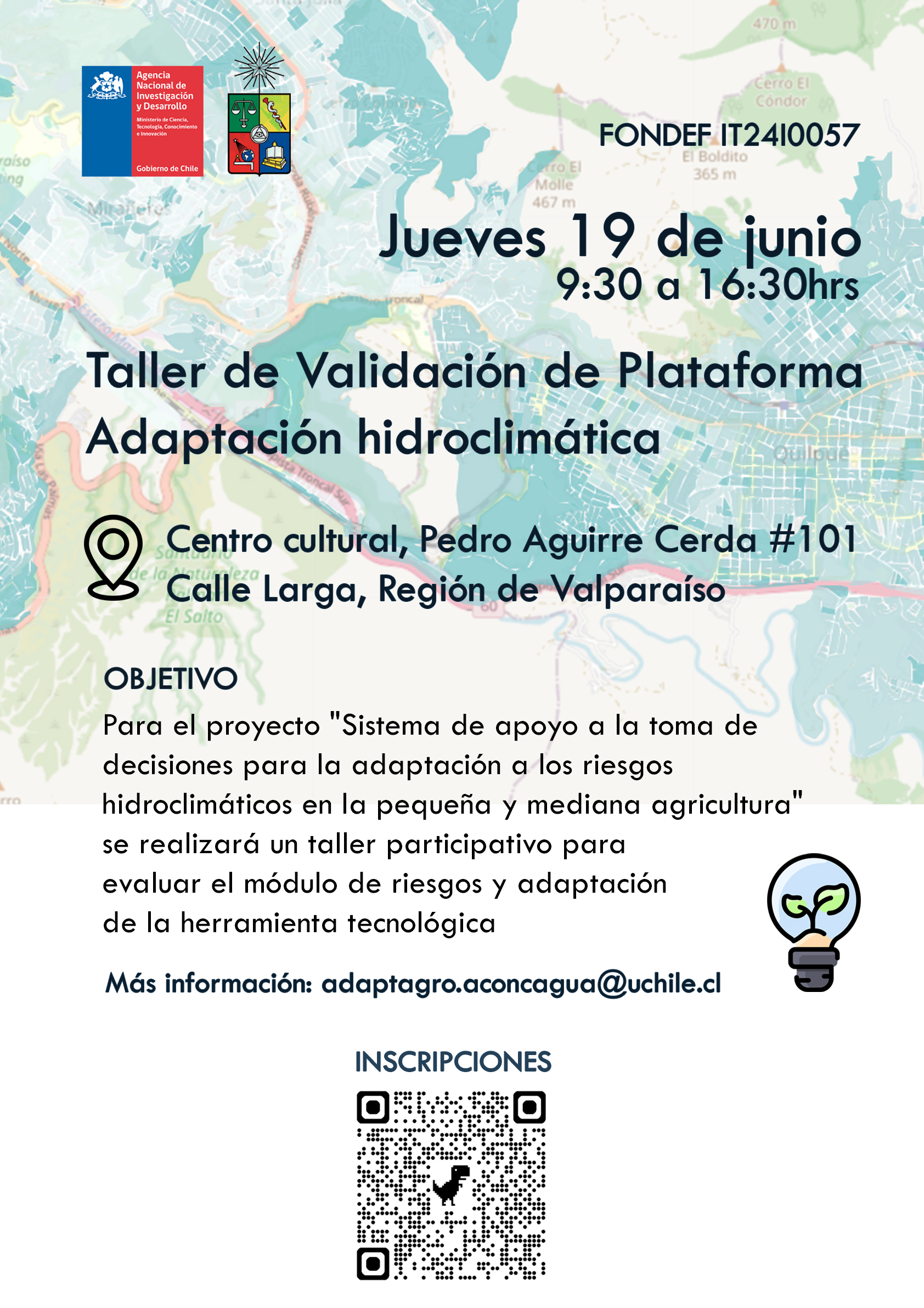 Foto de evento Taller de Validación de Plataforma Adaptación Hidroclimática