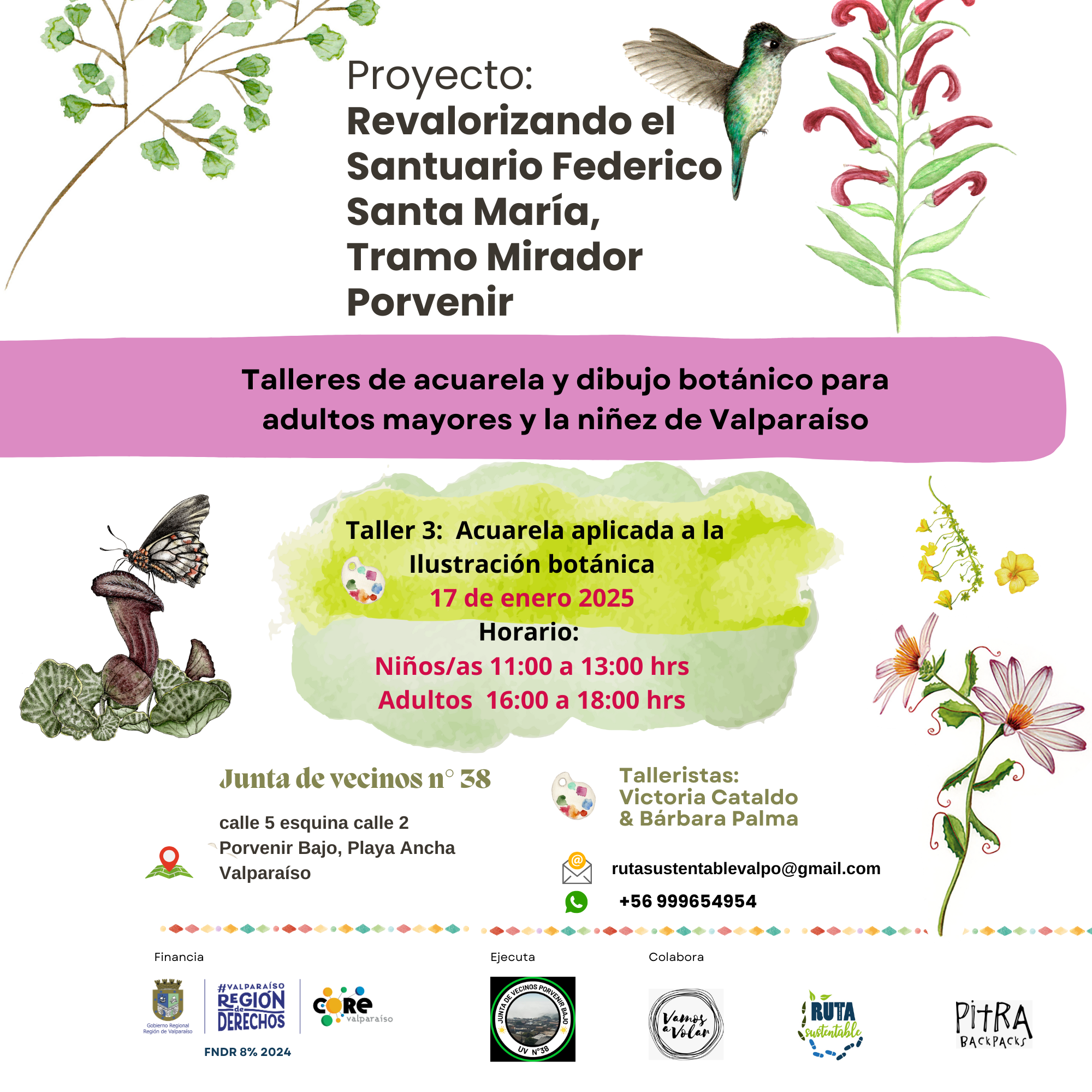 Foto de evento Taller de acuarela aplicada a la Ilustración botánica